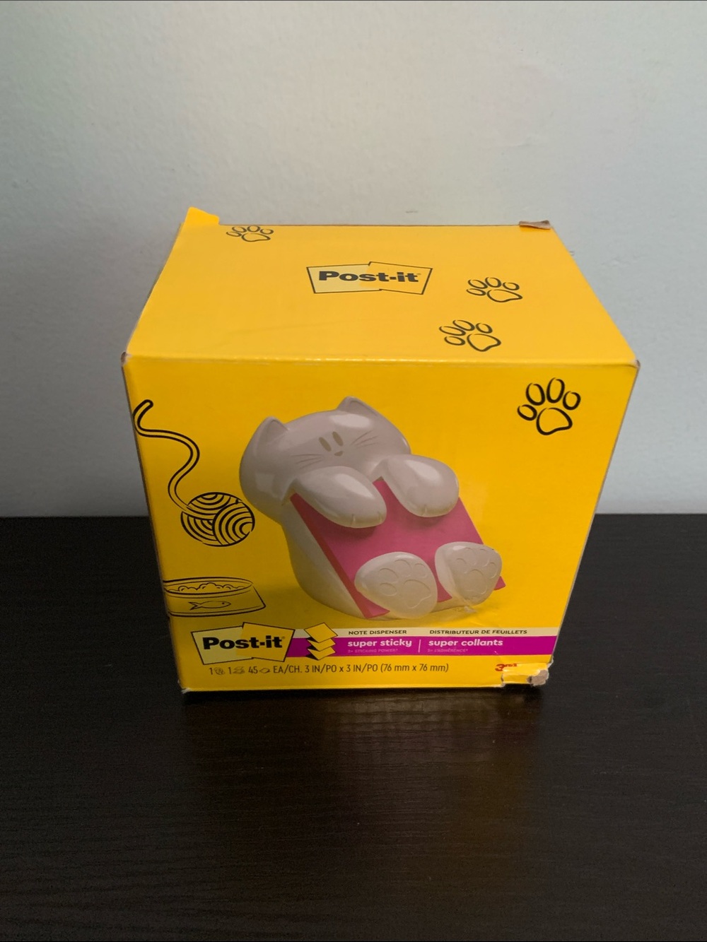 Cat Post-It Note Dispenser